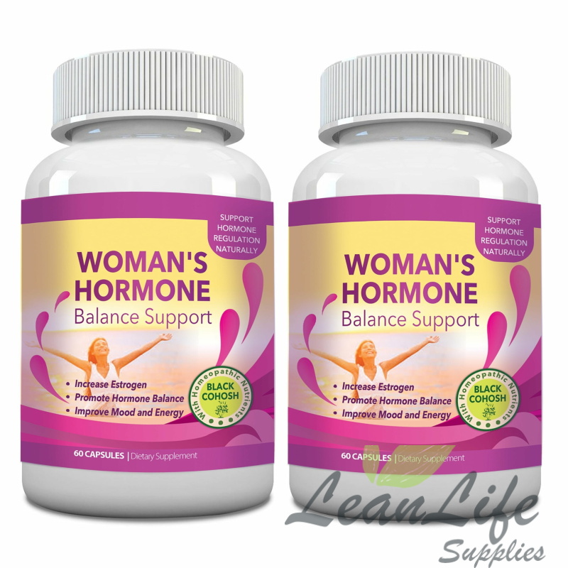 leanlifesupplies Totally Products Woman's Hormone Body Balance and Menopause Support 1375mg Natural Herbal Supplement 1-bottle