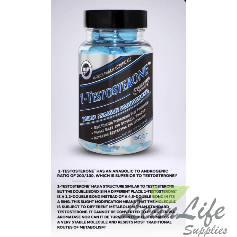 leanlifesupplies 1-Testosterone™: Advanced Prohormone for Lean Muscle & Strength Gains