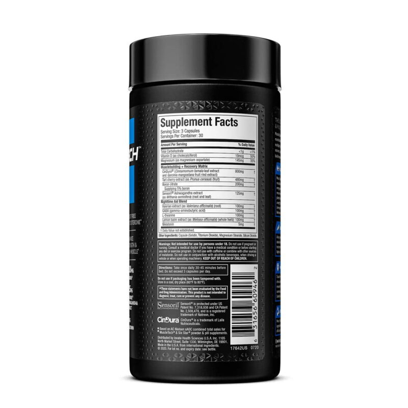 leanlifesupplies Muscle Builder PM, MuscleTech Nighttime Post Workout Recovery Formula, Testosterone Booster for Men + Enhance Strength & Lean Muscle, 5mg Melatonin Sleep Supplement, Decrease Estradiol, 90 Count