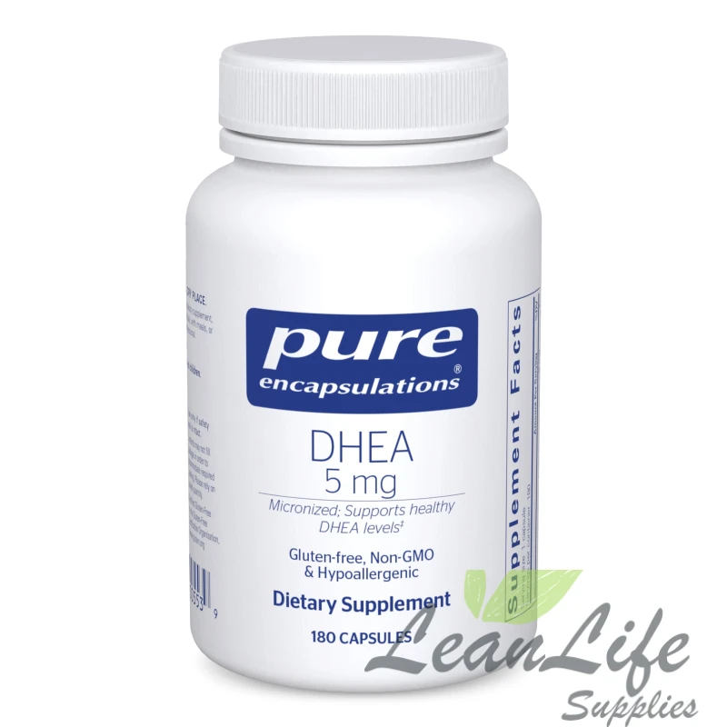 leanlifesupplies Pure Encapsulations DHEA 5 mg | Supplement for Immune Support, and Hormone Balance* | 180 Capsules