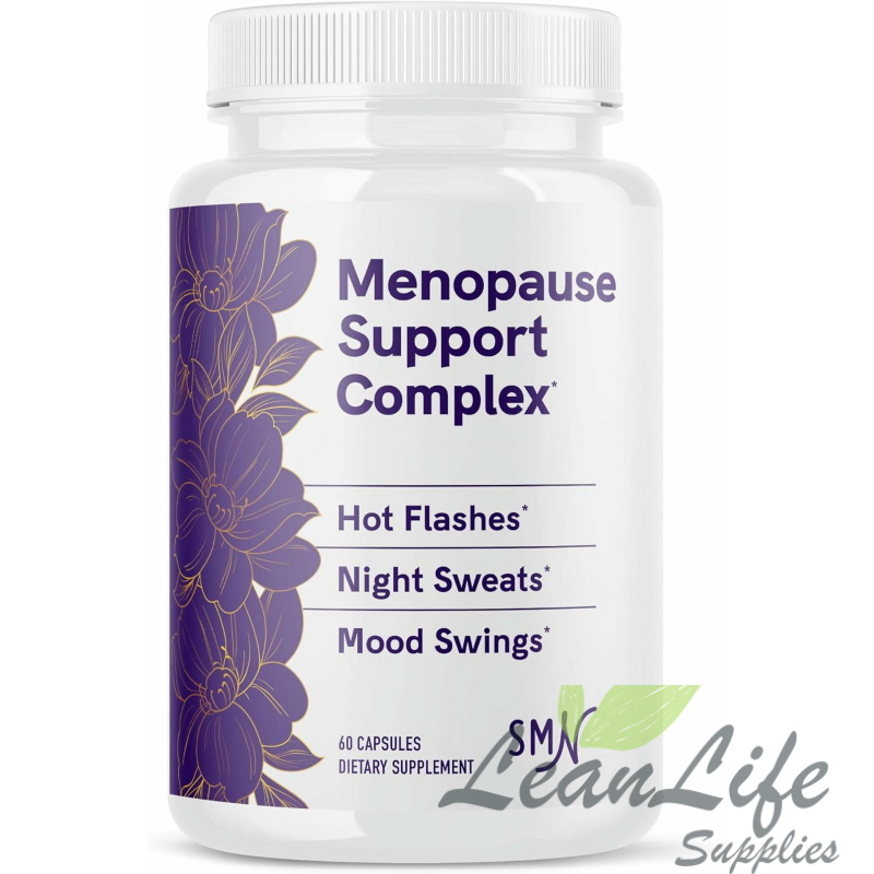 leanlifesupplies SM Nutrition Menopause Support Complex with DIM Black Cohosh | Vegetarian Hormone Balance Supplement | 60 Ct