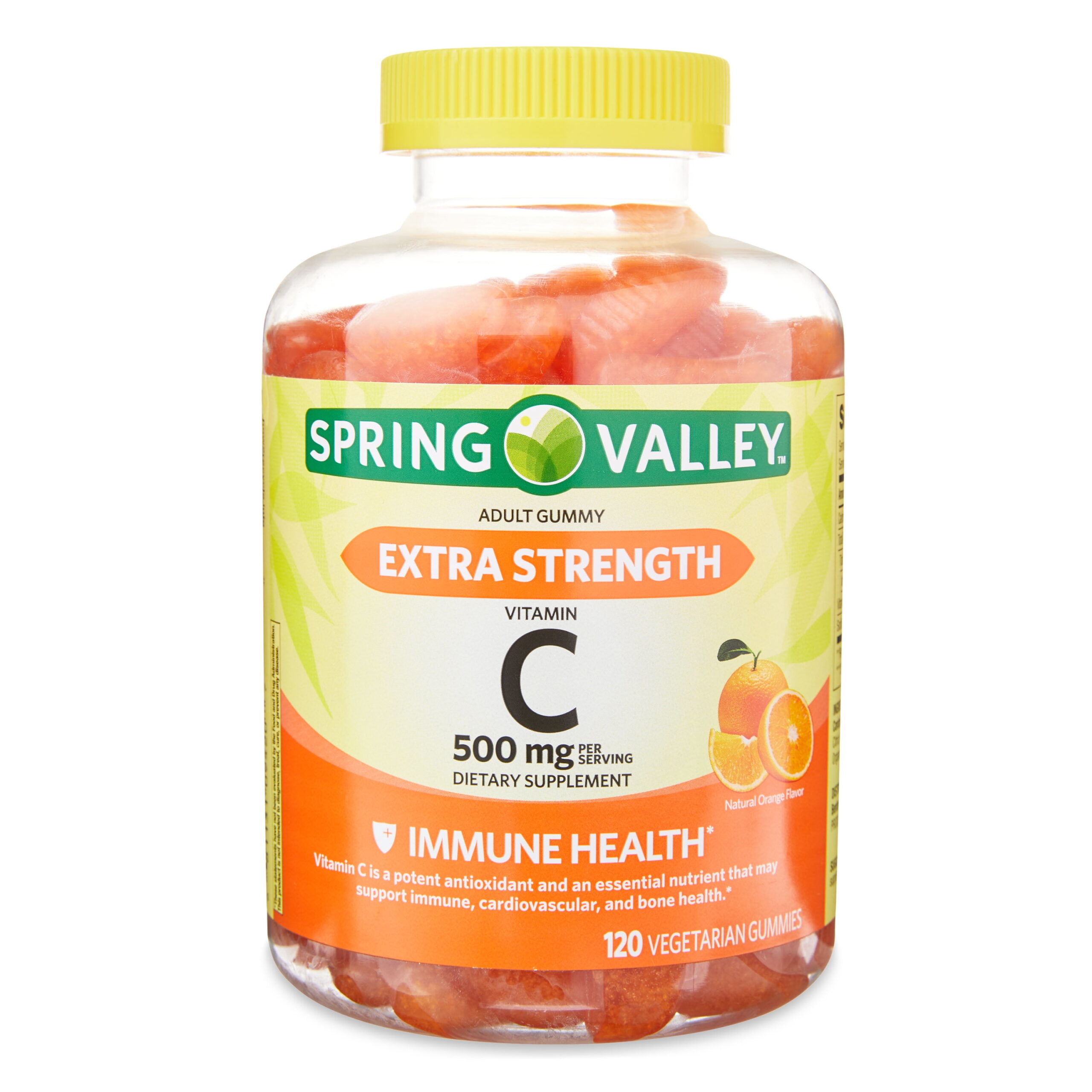 leanlifesupplies Spring Valley Extra Strength Vitamin C Dietary Supplement Vegetarian Gummies Orange 500 mg 120 Ct 4da83687 ea93 4b0d 886c aeb602d8111a.fdbcb6788fd86484edce03131e5a7320 scaled 1