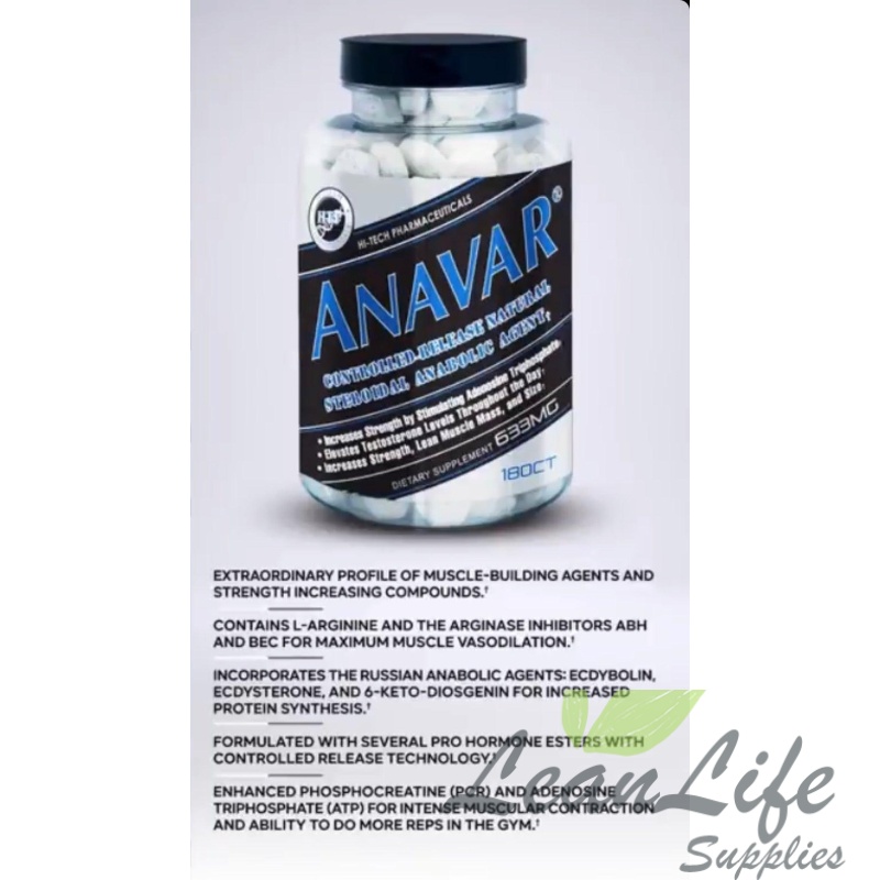 leanlifesupplies ANAVAR: Controlled-Release Natural Anabolic Steroidal Agent for Muscle and Strength Gains