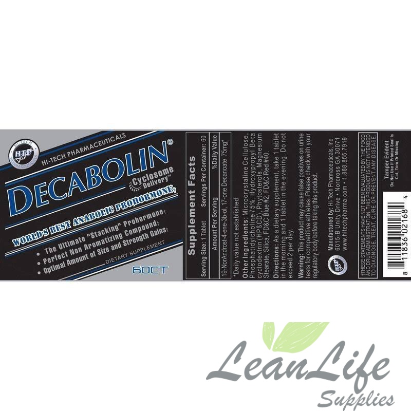 leanlifesupplies Hi-Tech Decabolin: Powerful Anabolic Supplement for Growth